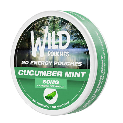 Cucumber Mint 60mg caffeine pouches tin
