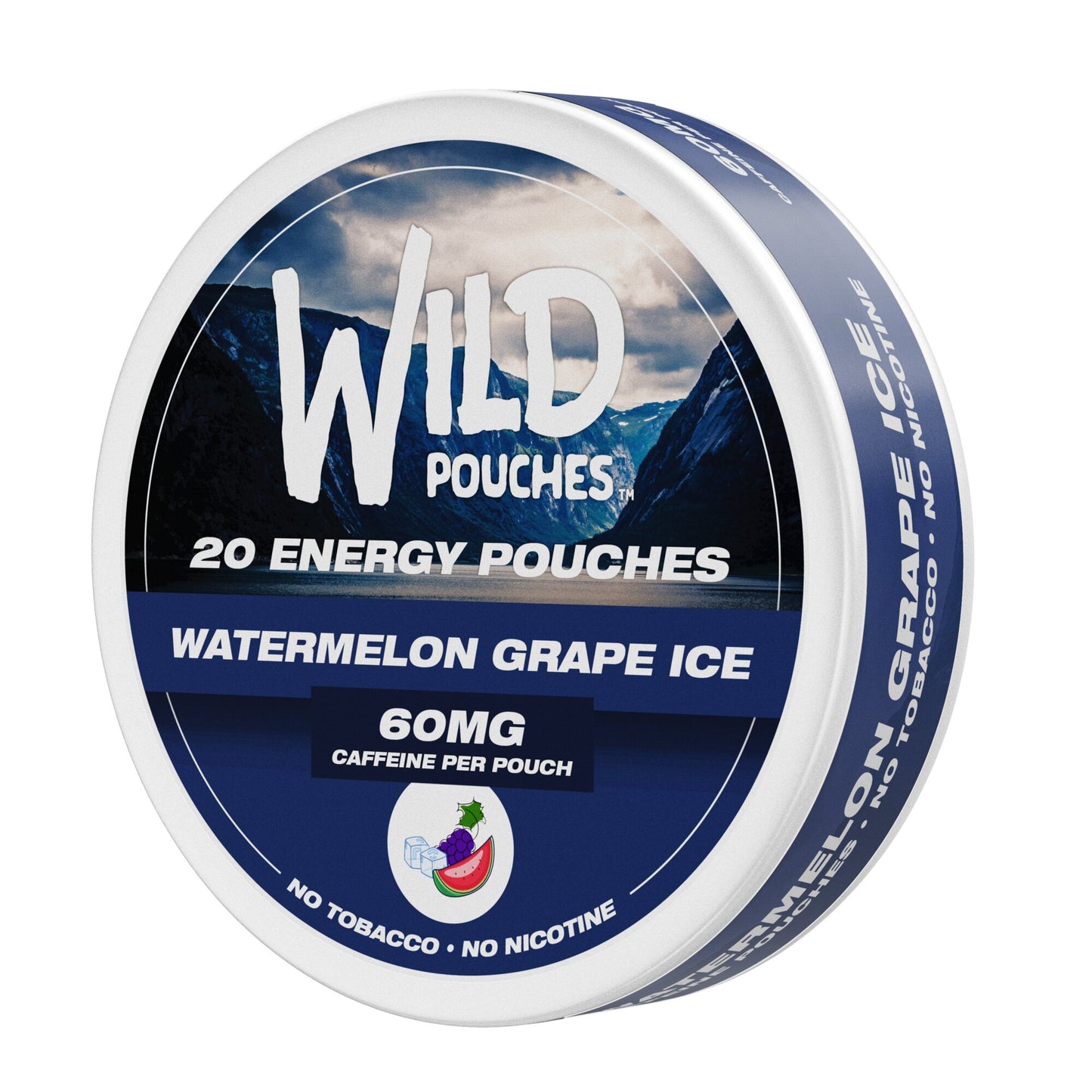 Watermelon Grape Ice 60mg caffeine pouches tin